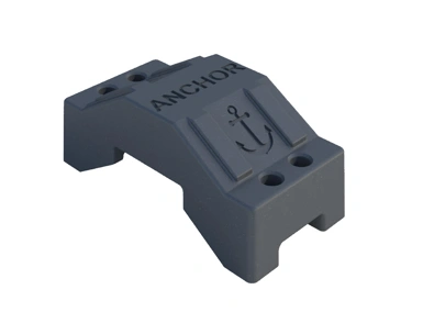 Anchor Ballast block for extra temporary fencing stability